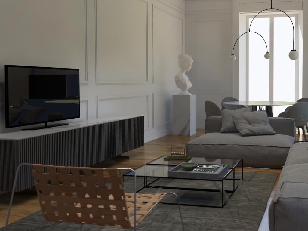 Arredo zona giorno , design e moderno